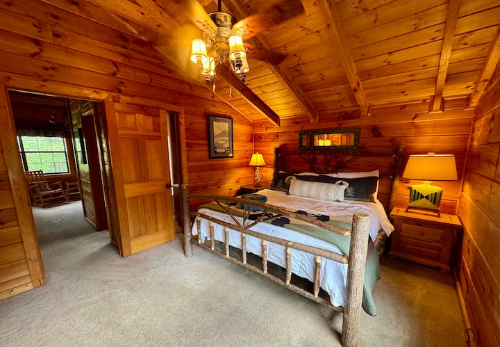King-sized SleepNumber and en suite full bath — with TV with Dish Network