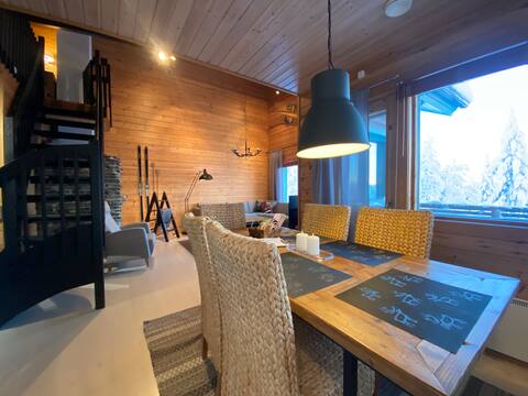 Top performing Airbnb: Ruka panorama ❄ top view & location ❄ ⛷ in Kuusamo