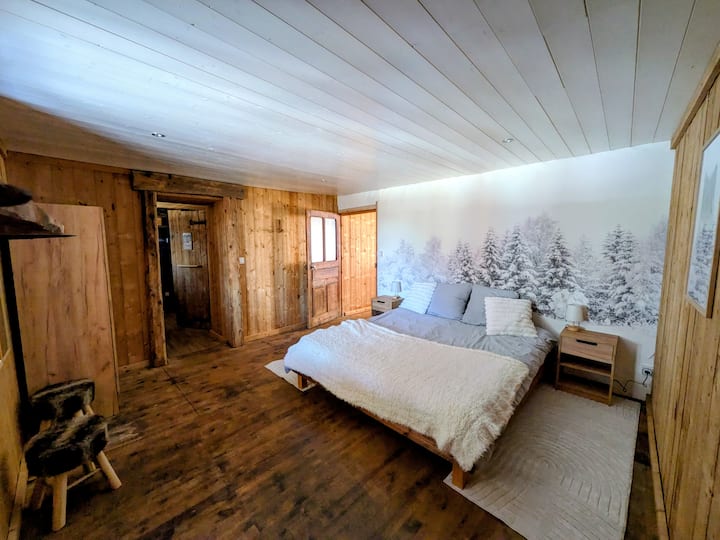 Chambre cocooning du Refuge de Marius