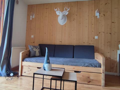 Top performing Airbnb: Apartment near the center, 2 bedrooms, parking + pool in Pralognan La Vanoise