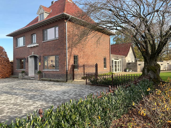 Rural group home with garden and garage