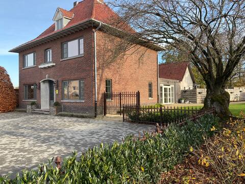 Rural group home with garden and garage