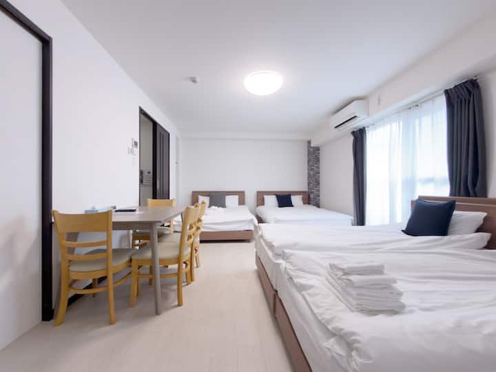 6ppl/4mins To Metro Sta/easy Access->namba /9768 - Osaka