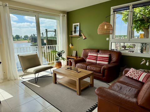 Maison Loirizon (4 pers.) Direct view of the Loire