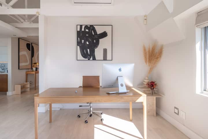 Workspace evidence from Penthouse with Sea Views & Private Deck + Sauna