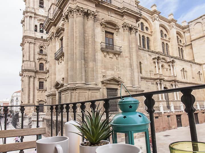 Charming Apartment Next To Málaga Cathedral With A/c And Free Wifi - マラガ