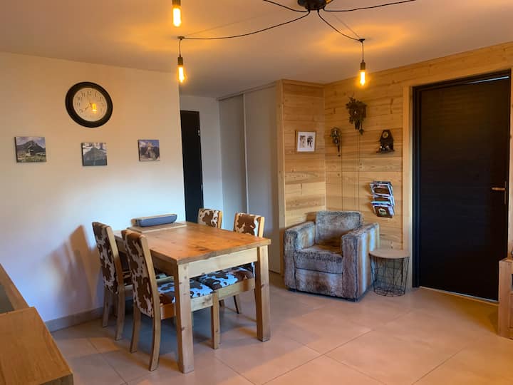 F2 Dans Chalet Privé Entre Cordon /Combloux - Sallanches