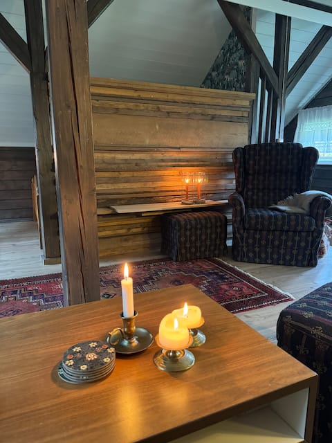 Popular Airbnb listing: Stabbur/mini house/cabin 15 min from Drammen city center in Drammen
