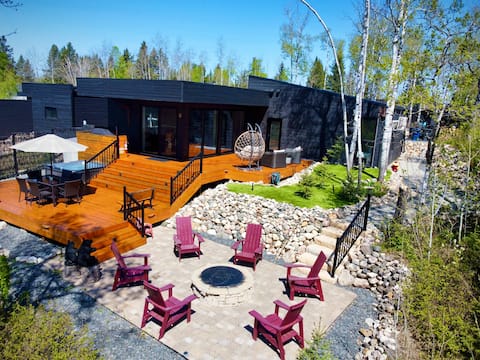 Modern Cottage In Onanole - Bears Den Unit #6