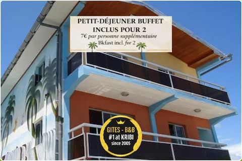 Apart 2BR/4P Sea View Polls Beach Restaurant -10%