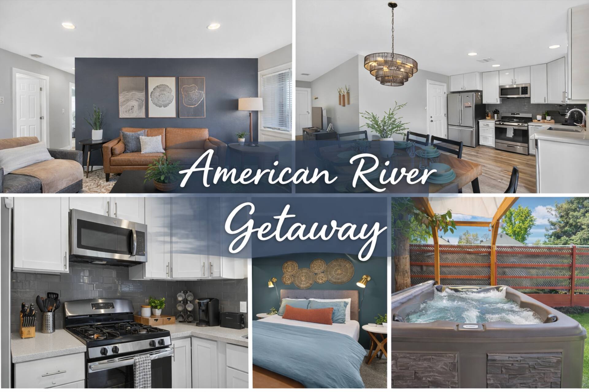 Modern River Getaway | Hot Tub & Designer Interior