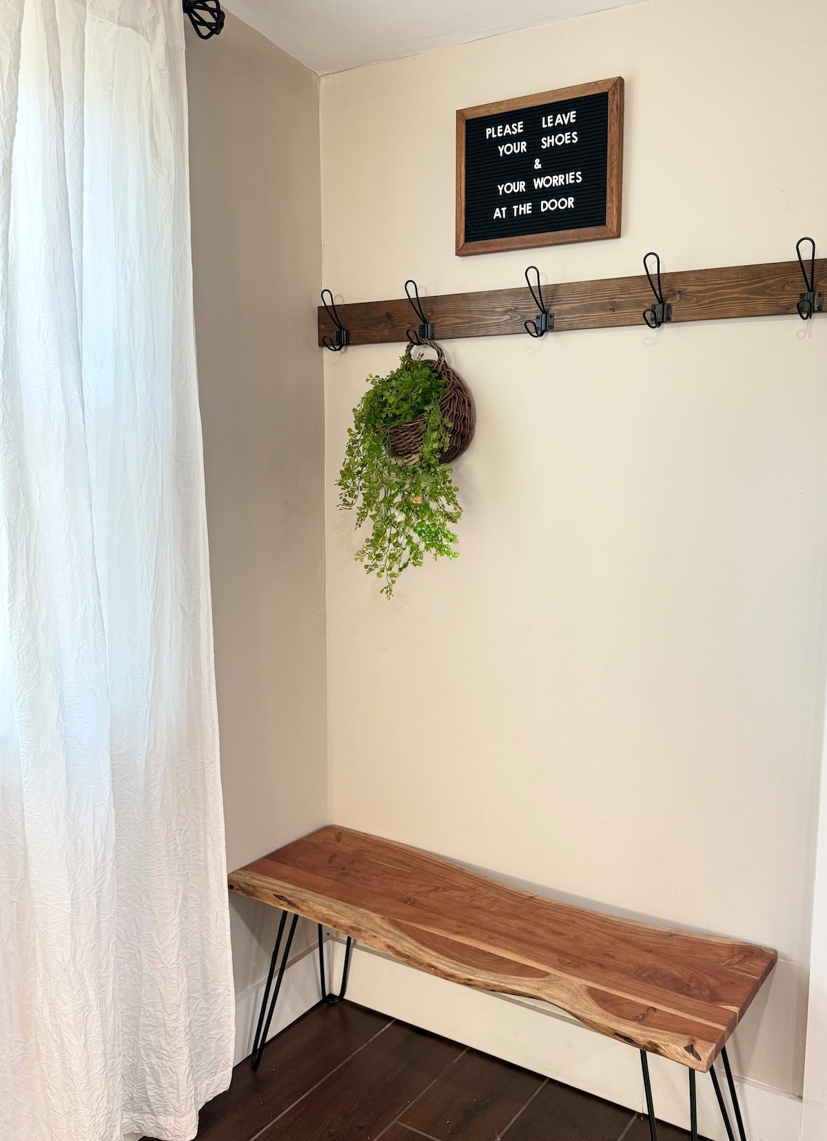 Leave your shoes and worries at the door. 