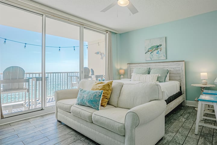 Romantic Gulf View Studio, King Bed, Walk To Beach - 巴拿馬市海灘