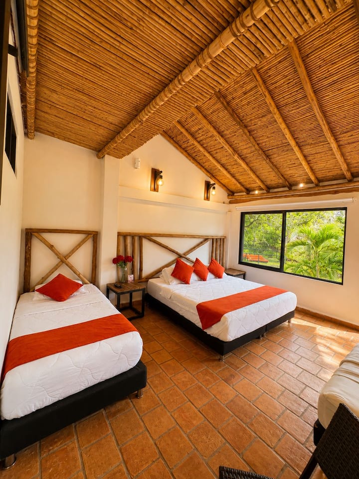 Hotel Casas De Campo El Ciruelo - Cabaña Lago X 4 - 