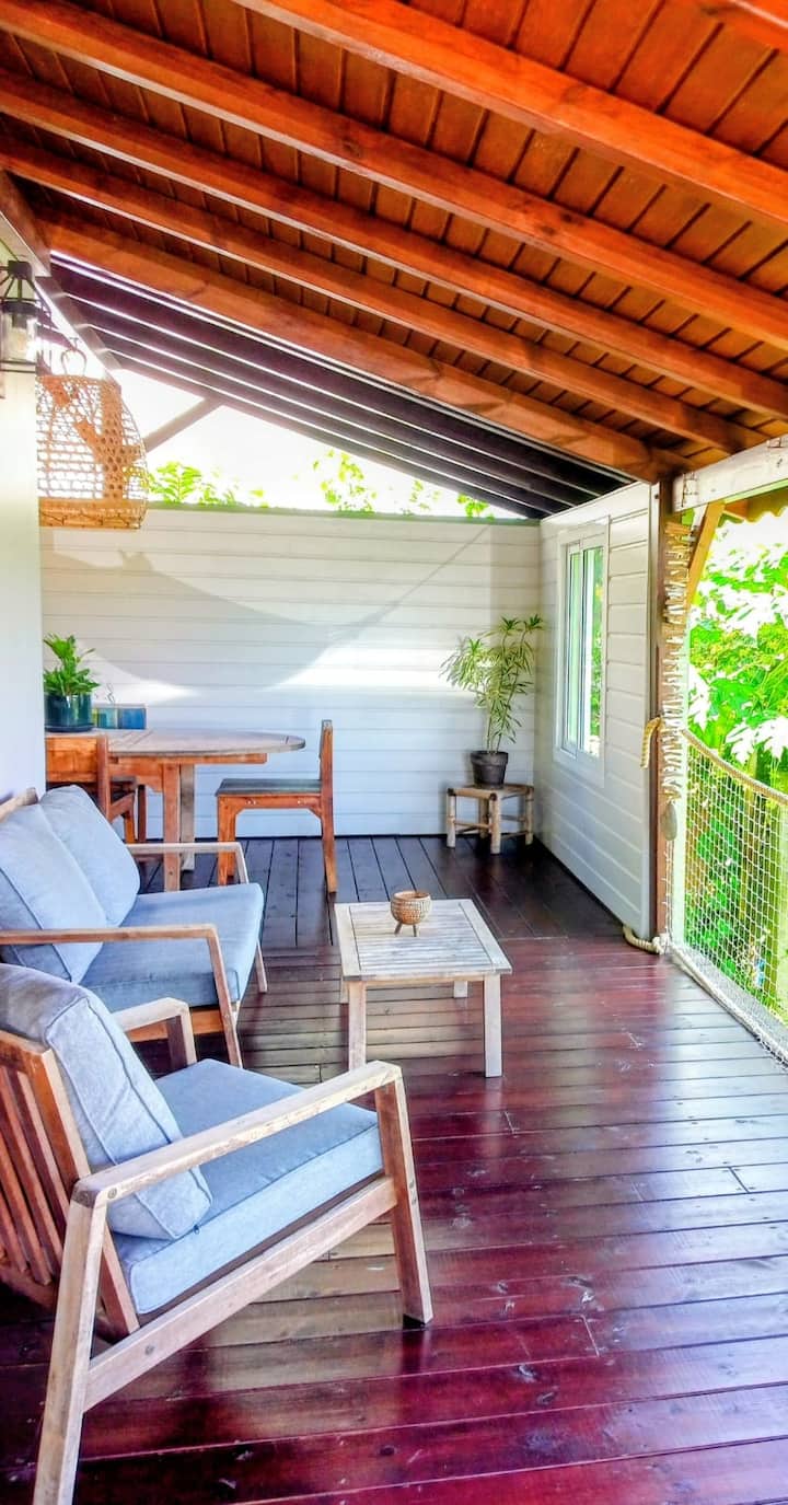 T2 Cocoon Et Terrasse. Plage De Bois Jolan à 5min. - Guadeloupe