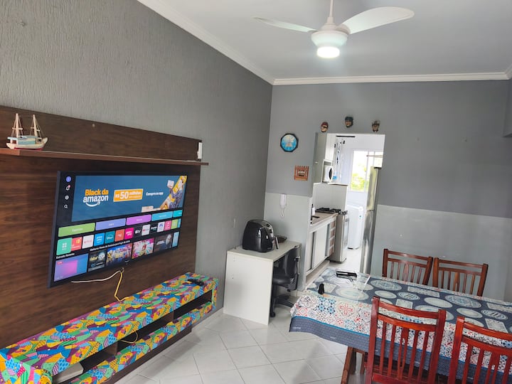 Perto Dos Passeios Itaguá/piscina/wi-fi/ar/pet/b24 - Ubatuba