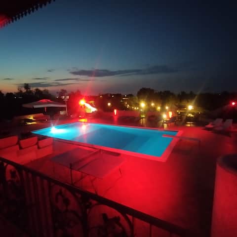 pool, tennis, BBQ, Wi-Fi, free parking, solarium