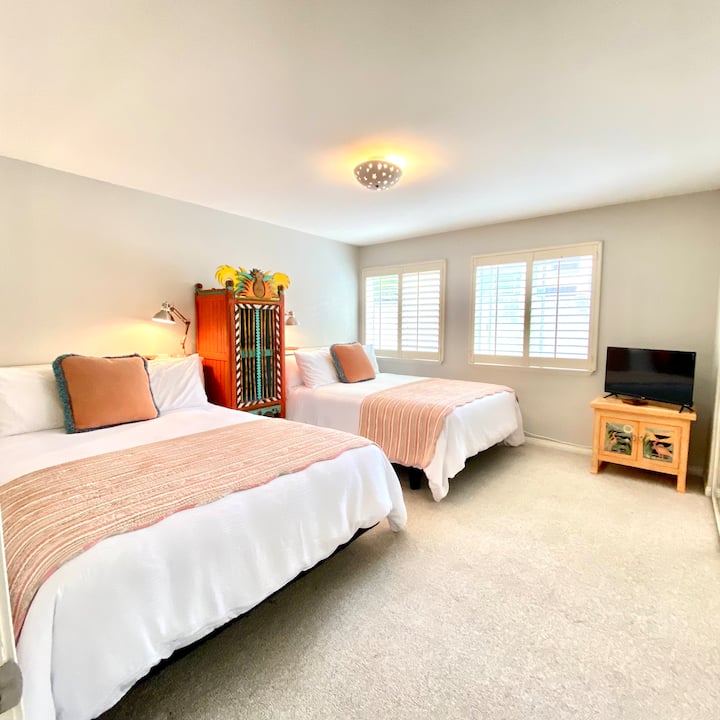 Chumba cha kulala #3 na vitanda viwili vya malkia. 