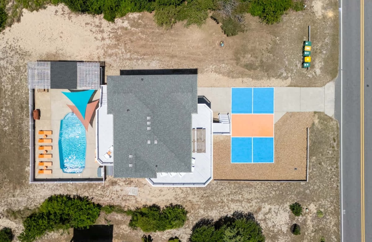 Salty Soul | Pool, Hot Tub, Pickleball, Whalehead