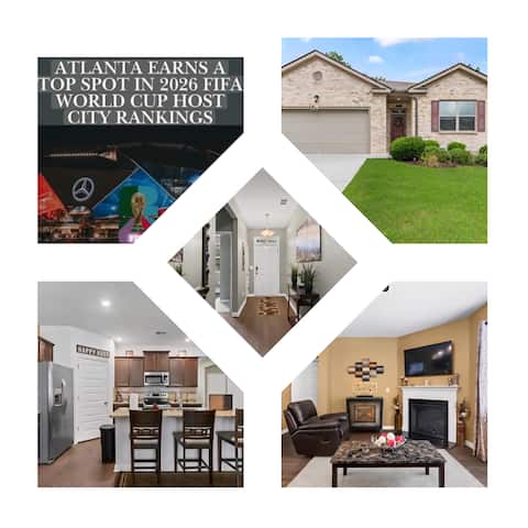 World Cup Ready | 10 Mins to ATL Airport & Marta