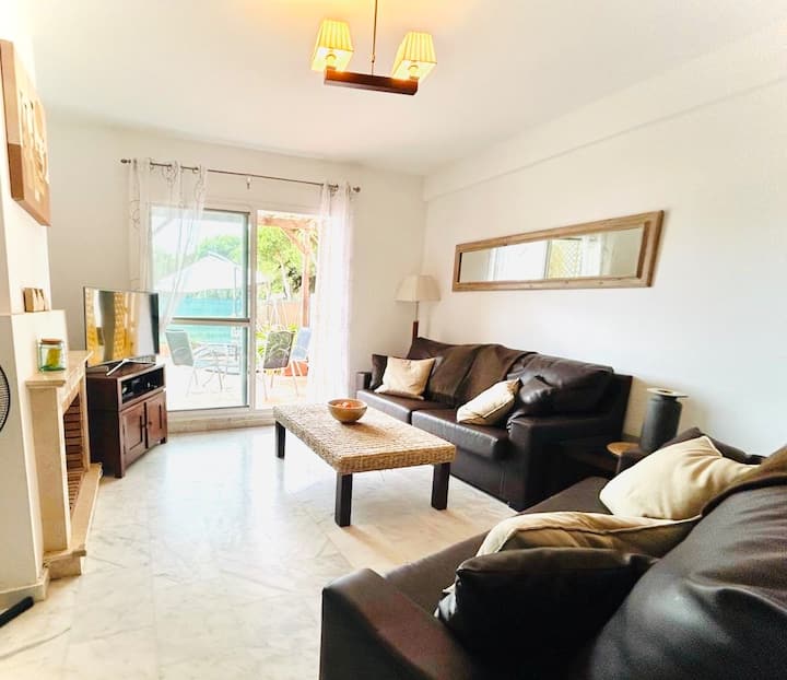 3-bed House, Sleeps 8, 700m To Beach. Pool. A/c. - Punta Umbría