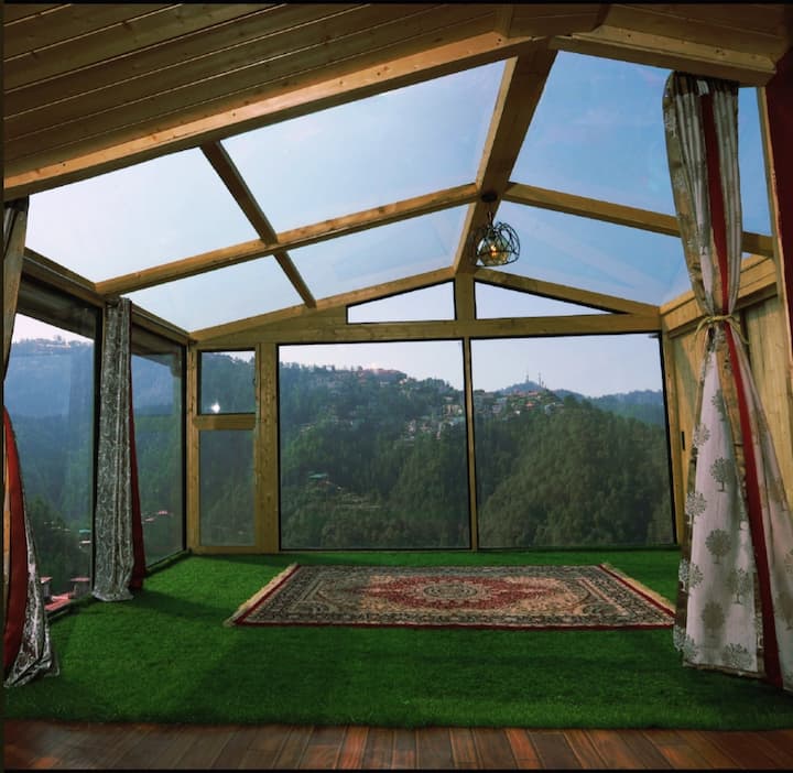 Room|closedglassroofbalcony|parking|10minmallbycar - Shimla