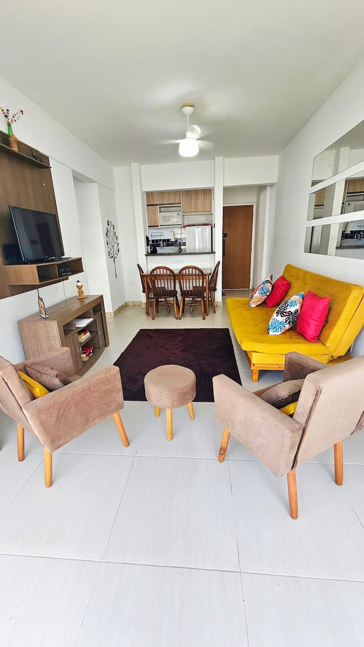 Ap 1/4 Na Barra/50m Da Praia/garagem/wi Fi/piscina - Barra