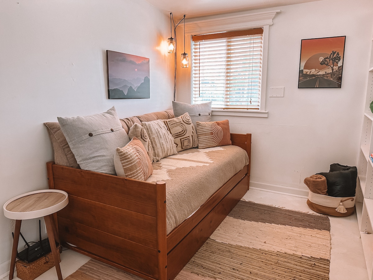 Sofá cama doble con cama nido doble que se abre 