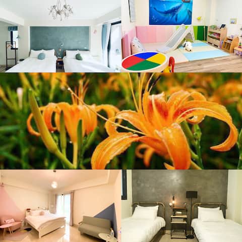 Hualien Family Friendly Legal Homestay, 2nd Floor Game Space. Electric Mahjong, Nintendo Switch, BBQ