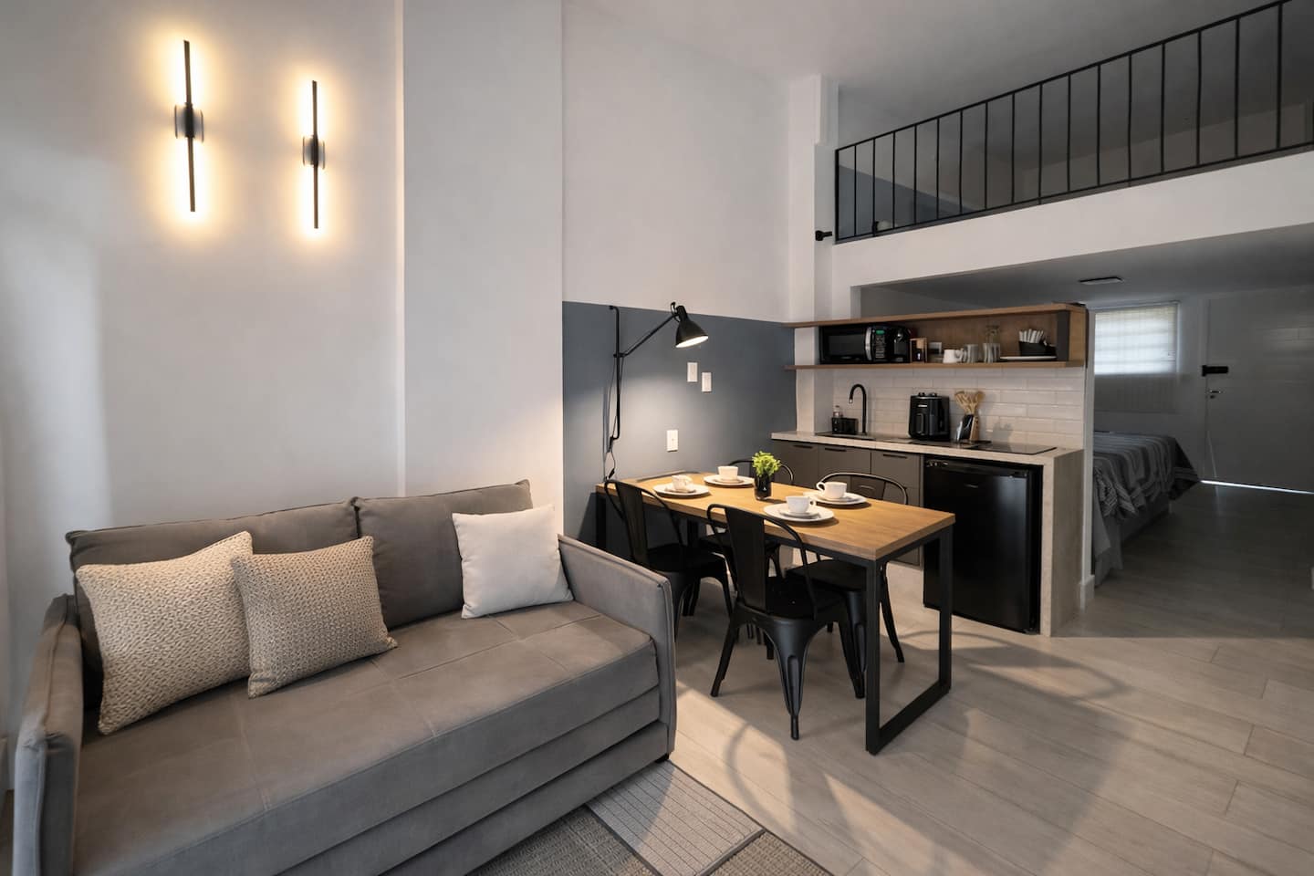 Loft Duplex Moderno — ambiente integrado, Colina Lofts em Águas de Lindóia