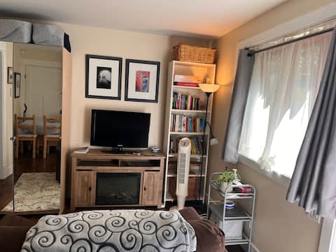 Successful Airbnb property: Cozy Garden Suite Steps to Vibrant Main Street! in Riley Park