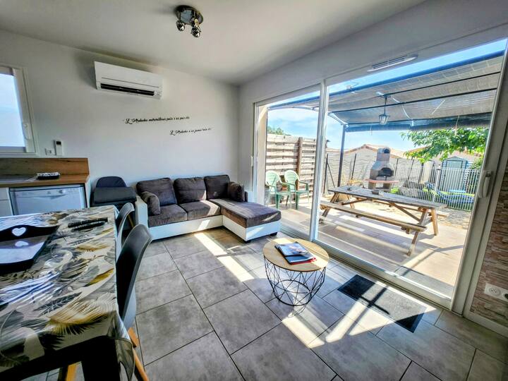 Ardèche Gîte Clim, 3ch, Piscine Privée Chauffée - Joyeuse