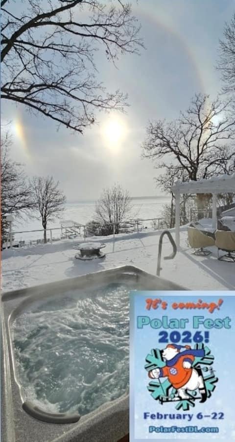 Pontoon, Hot tub, Sauna, Game Room Big Detroit Lk