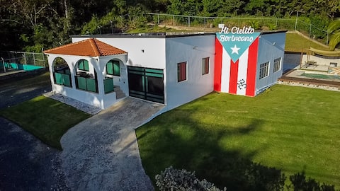 Family House with Pool on the Naguabo esplanade