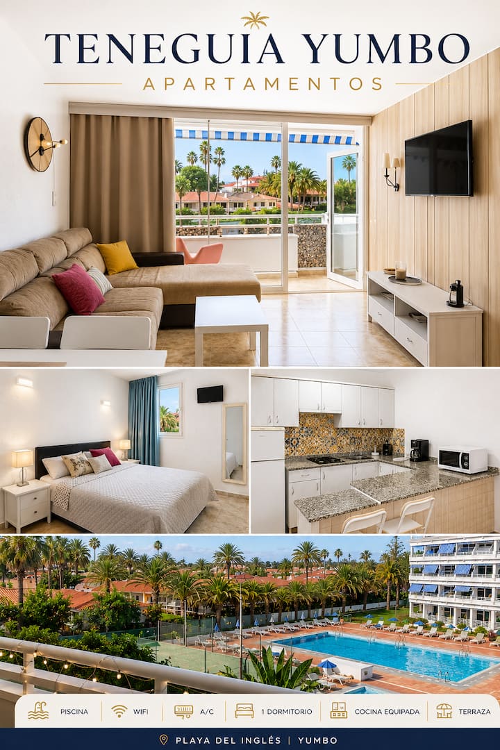 Apartamento Teneguia Cerca Yumbo+ - la Grande Canarie