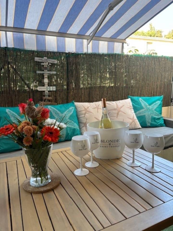 Bel Appart 6 Couchages Terrasse Centre Cavalaire - Cavalaire-sur-Mer