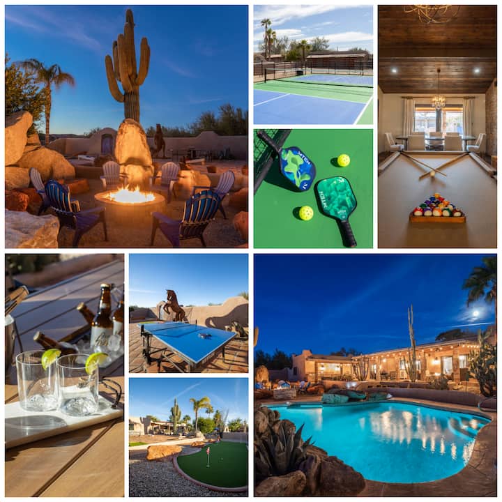 Luxury 5BR: Pickleball, Heated Pool, Near Golf - Scottsdale