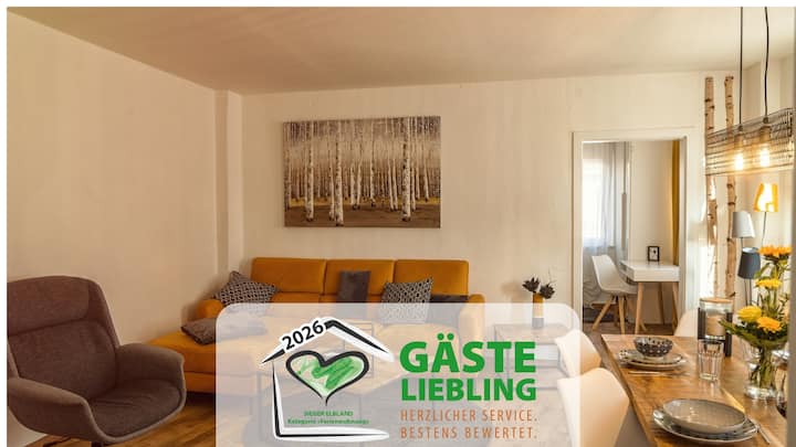 Kunstvoll: spacious apartment at Luthersquare