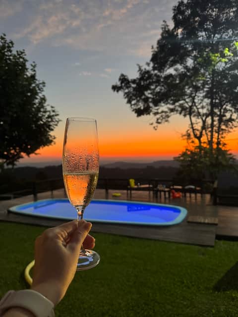 Paradise with an unforgettable sunset