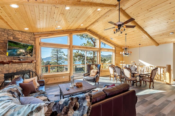 Lake Views! Media Room! Game Room! Dogs Ok! - Big Bear Lake, CA
