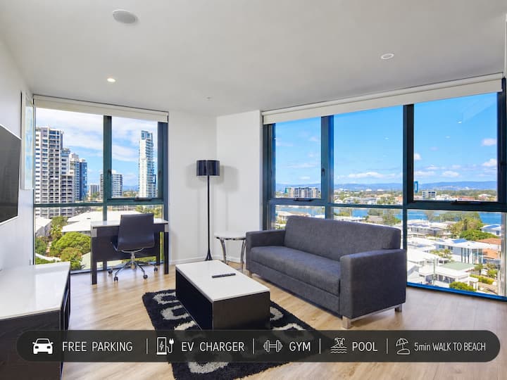 Cozy And Sunshine One Apartment With Splendid View - Gold Coast