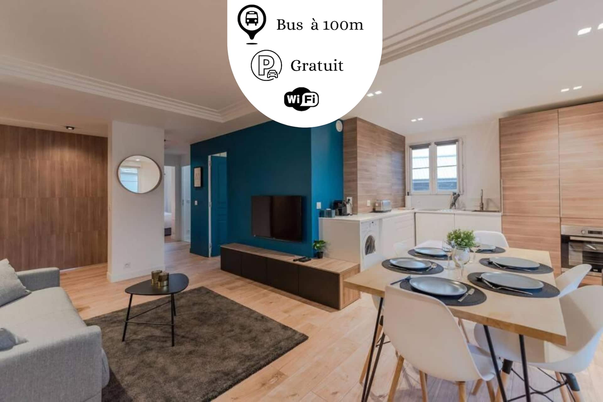 Arty Paris apartment Disneyland