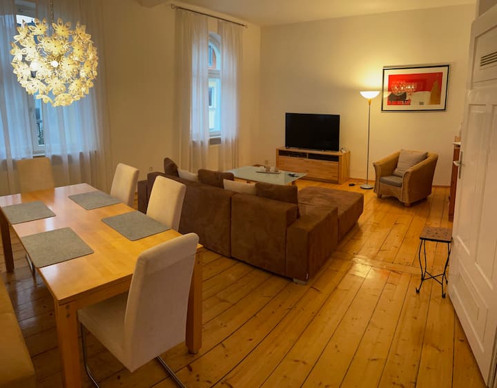 90qm Jugendstil -City Flat- Garage-great View - Bamberg