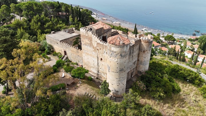 Unique stay at Medieval Castle near SandyBeach