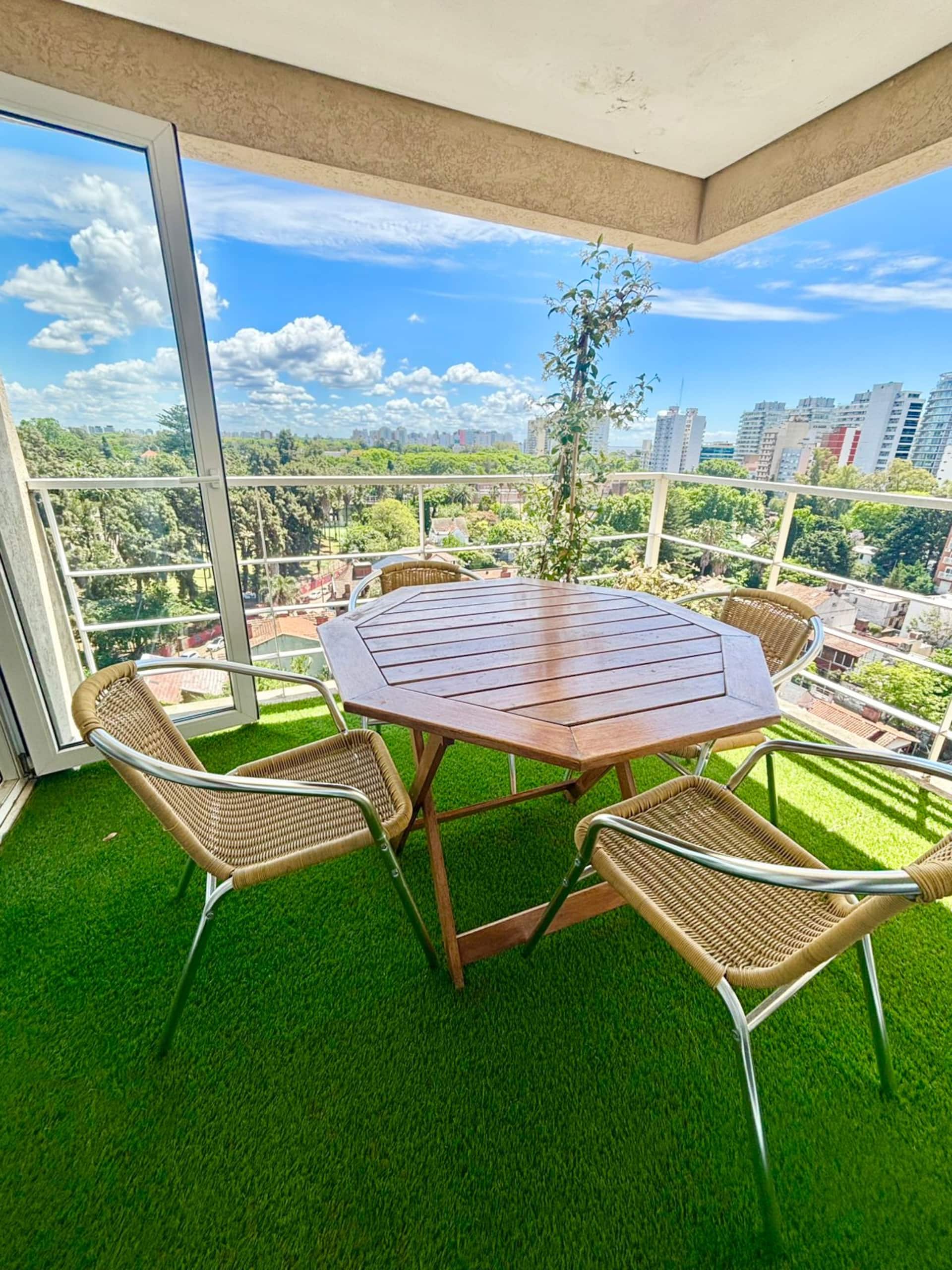 Departamento de 1 dormitorio en Vicente López con cochera y piscina