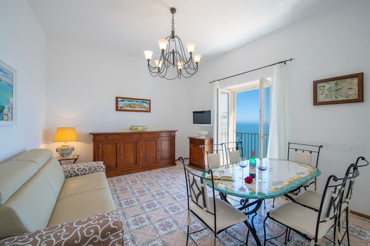 Panoramic Sea View Balcony ·Praiano · Amalfi Coast - Praiano