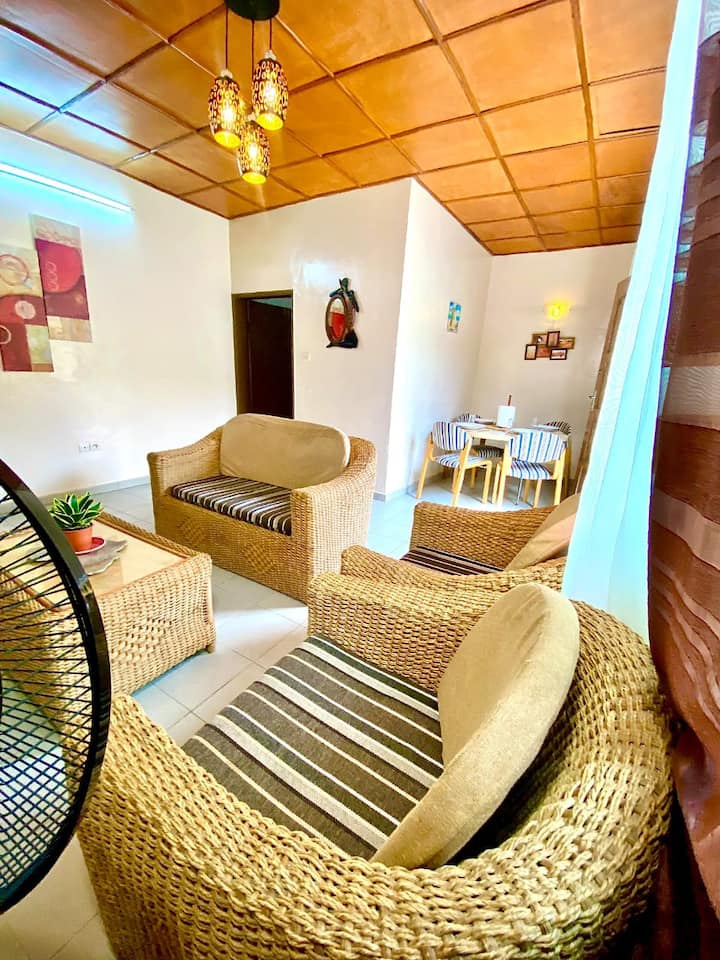 10mn Plage Route  Pêches, Entrée Privée 2 Chambres - Cotonou