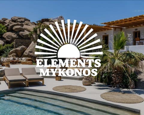 Elements Mykonos | Villa with pool near Scorpios