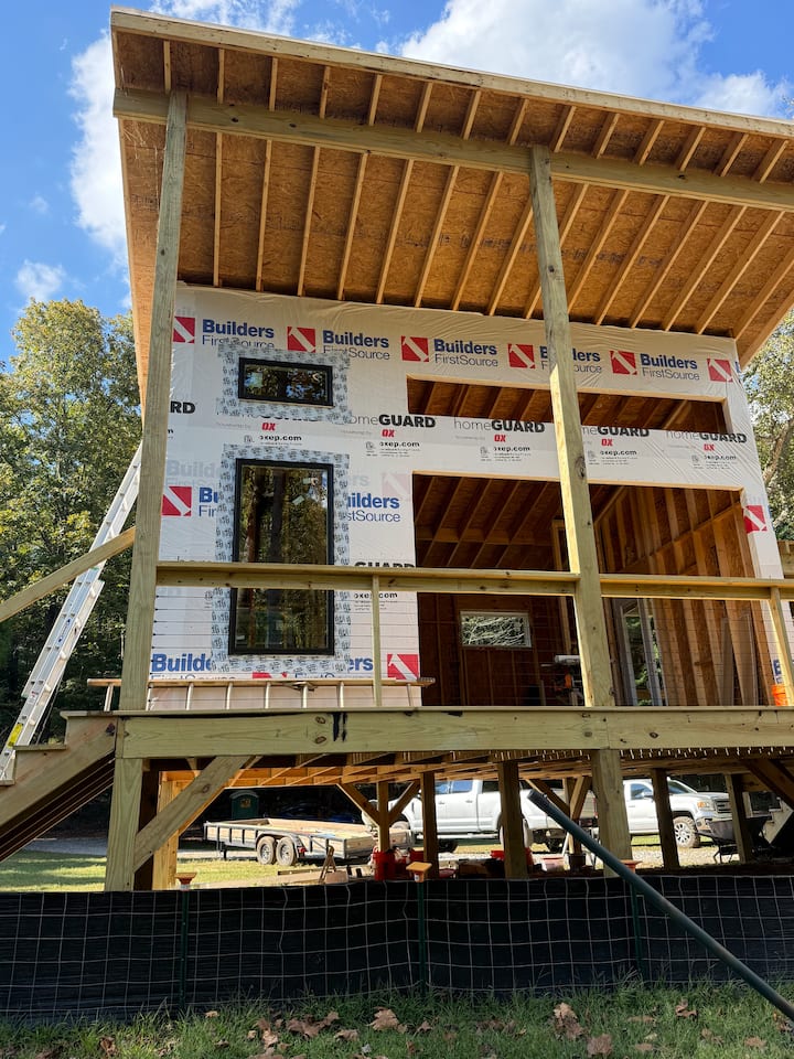 NEW Riverwood Suite — available for stays beginning December 1, 2026. ✨ Progress photo.