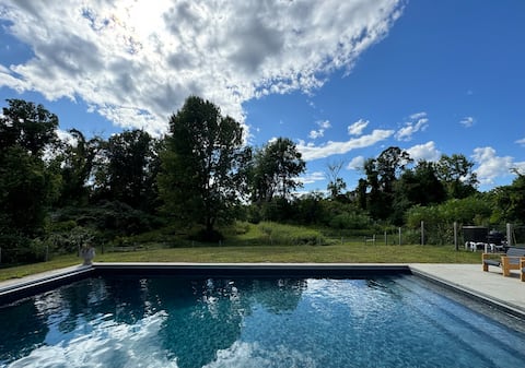 Upstate Getaway + Inground, heated, saltwater pool